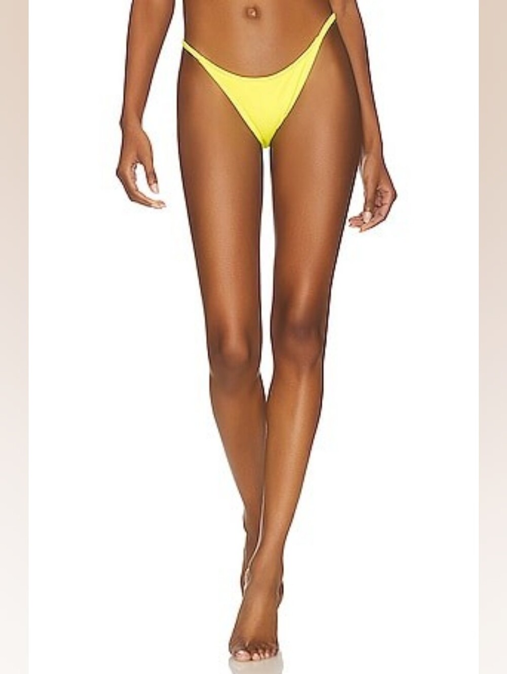 Montce Neon Yellow High-Cut Bikini Bottom Size M